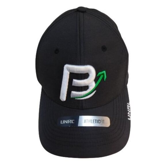 UNRL Birkinbine Financial Athletic Black Adjustable Hat Cap - Picture 2 of 10